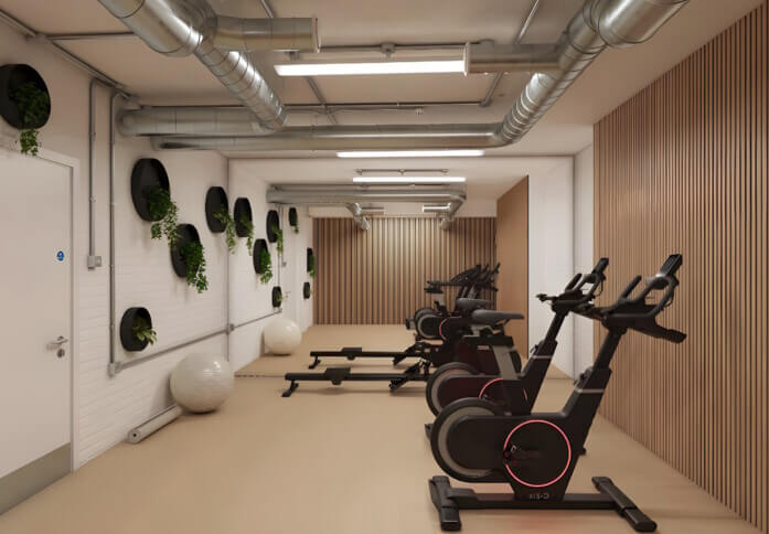 The gym at Frederick's Place, The Boutique Workplace Company in Bank, EC2 - London