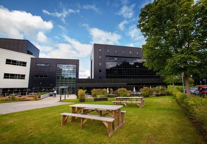 Outside breakout area - Lake View Drive, Pure Offices, Nottingham, NG1