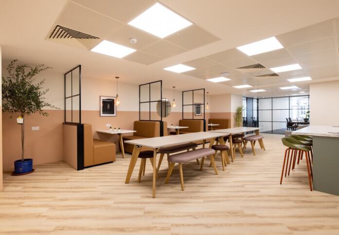 Breakout area at Slingsby Place, Scope Space in Covent Garden, WC2 - London