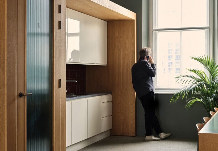 Kitchenette at Eastbourne Terrace, The Office Group Ltd. (FORA) in Paddington, W2 - London