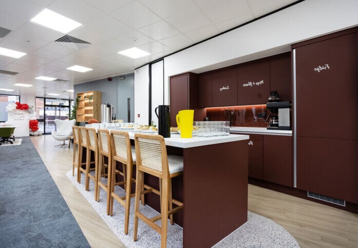 Kitchen at York Road, MyWorkSpot Ltd in Maidenhead, SL6