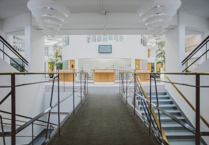 Atrium area at Beehive Ring Road, Orega, in Gatwick