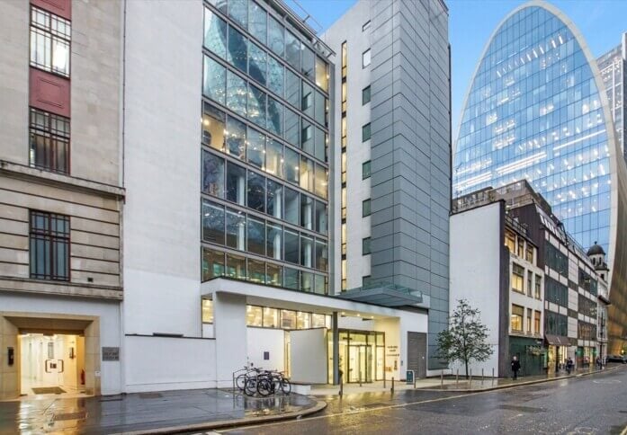 Building outside at Bevis Marks, Clockhouse Property Consulting Limited, Aldgate, E1 - London