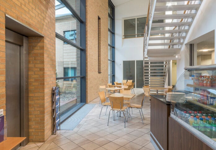 Breakout area at Admiral Way, Regus in Sunderland