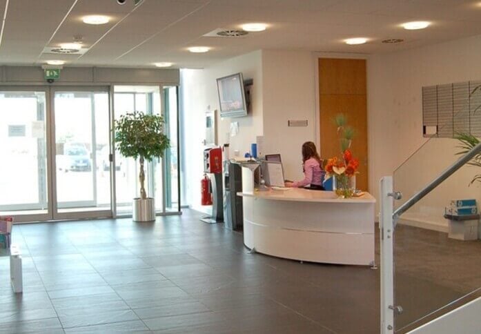 Reception in Brunel Way, Oxford Innovation Ltd, Dartford