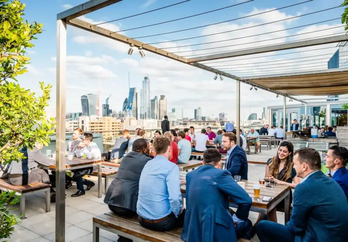 Roof terrace in Southwark Street, The Office Group Ltd. (FORA), SE1 - London