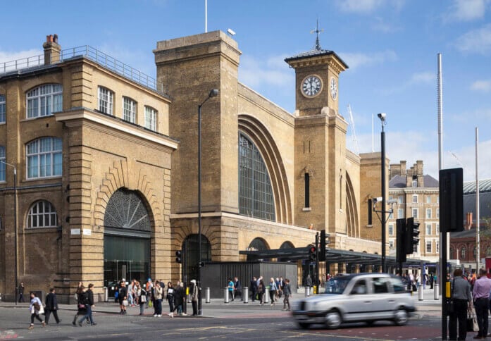 The building at Euston Road, The Office Group Ltd. (FORA), King's Cross