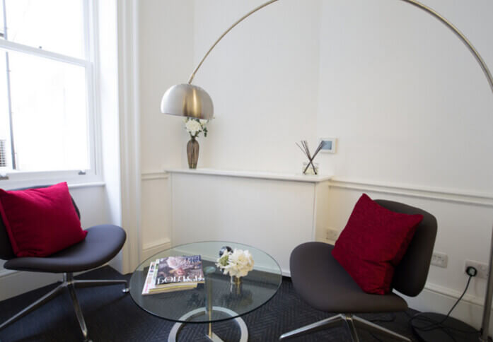 Breakout space in Wigmore Street, The Boutique Workplace Company (Marylebone)