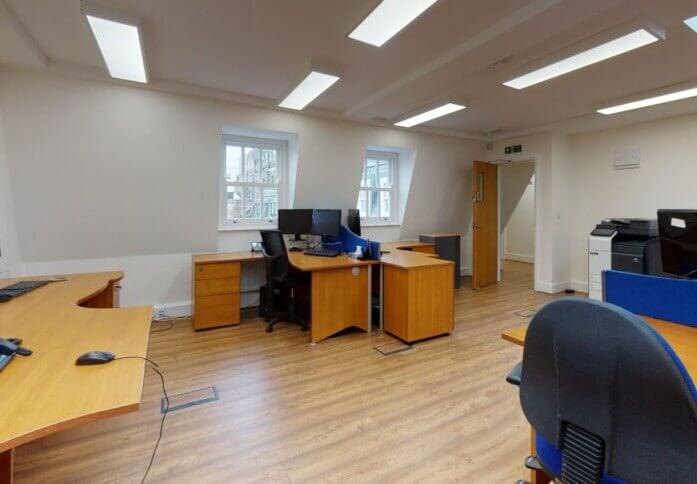 A furnished office in London Mews, MIYO Ltd in Paddington