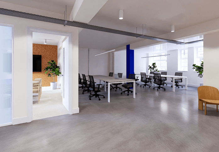 Private workspace, Aylesbury House, Hermit Offices Limited (Frameworks) in Farringdon, EC1 - London