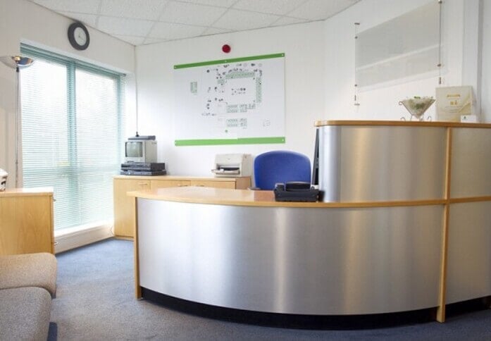 Reception at Harts Farm Way, Regus in Havant