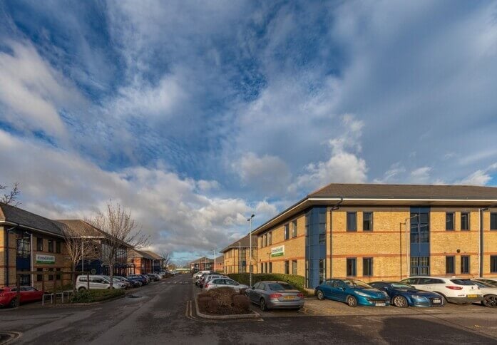 Building outside at Neptune Court, Workbench Office Ltd, Cardiff, CF10