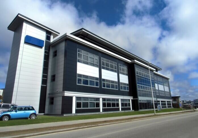 The building at Prospect Road, Bluesky Business Space in Westhill