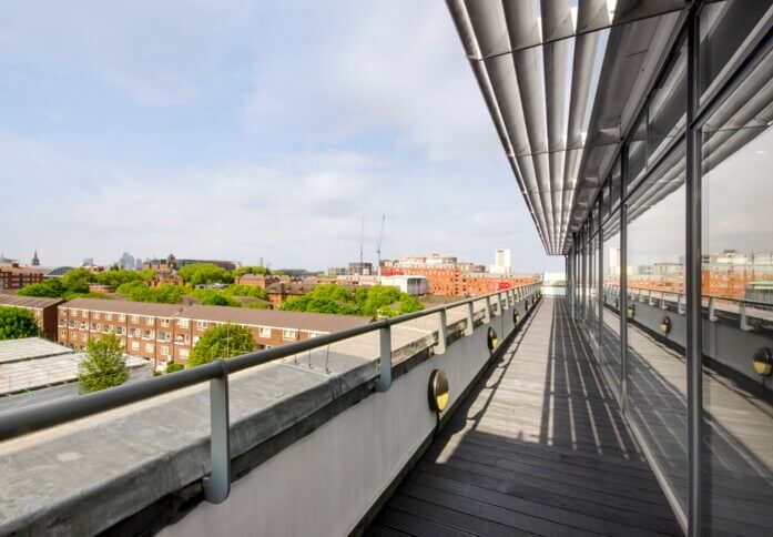 Balcony/terrace Mandela Street, Workspace Group Plc, Camden