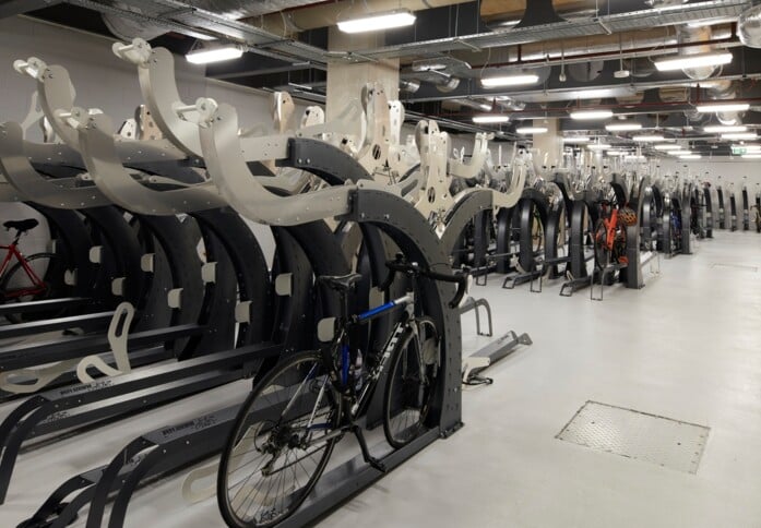 Cycle storage at Ilona Rose House, Cubo Holdings Limited, Soho, W1 - London