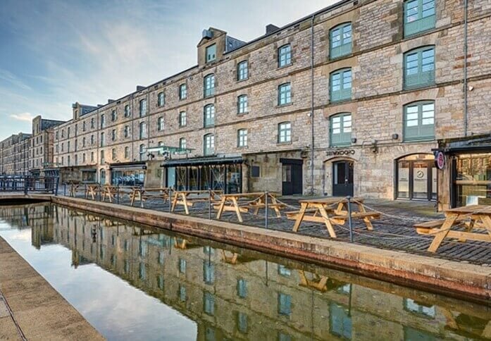 The building at Commercial St, Clockwise River Limited, Edinburgh