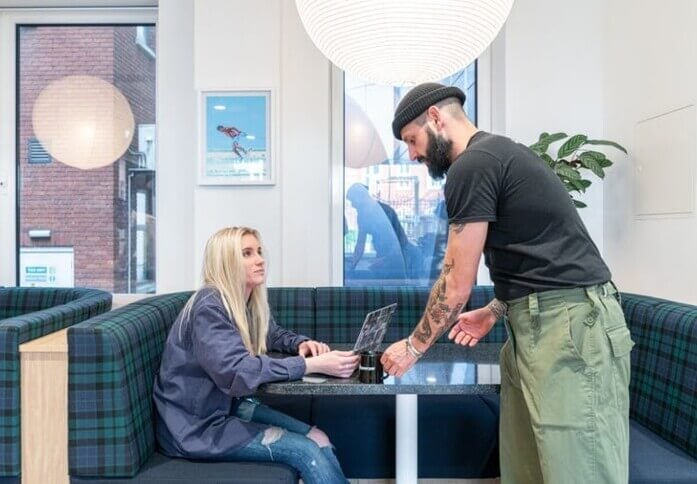 The breakout area - Leadenhall Street, WeWork (Aldgate)