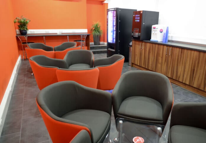 Breakout area at Kimpton Road, London Luton Airport Limited