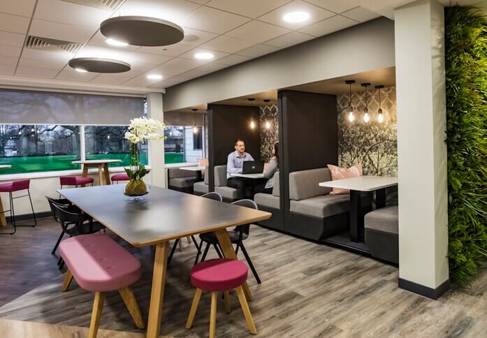 A breakout area in Cheadle Royal, Pure Offices, Cheadle, SK8 - North West