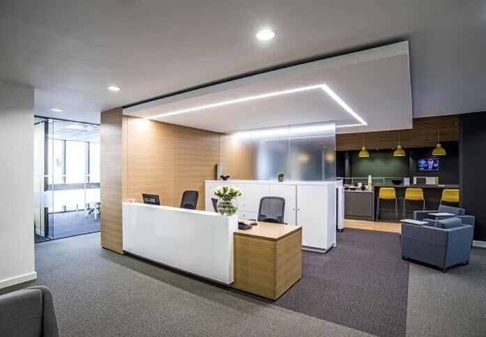 Reception at Kensington High Street, Regus