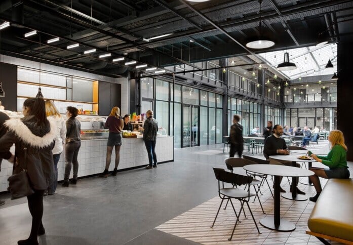 The cafÃ© at Power Road, Workspace Group Plc in Chiswick