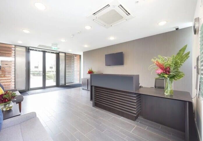 Reception area at South Row, Landmark Space in Milton Keynes, MK1