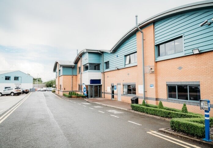 The building at Barcroft Street, Business Lodge in Bury, BL9