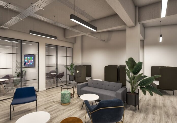 Breakout space in Hatton Wall, Kitt Technology Limited (Farringdon)