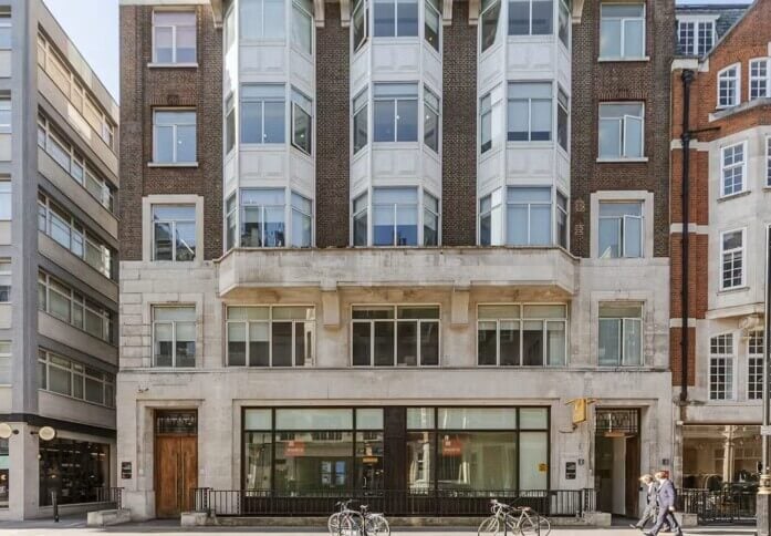 Building external for Margaret Street, Creo London Ltd., Oxford Circus, W1