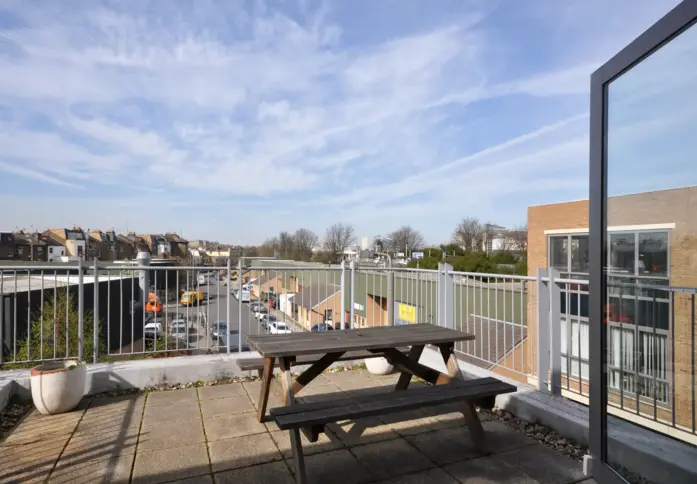 Use the roof terrace at Morie Street, Workspace Group Plc (Wandsworth)