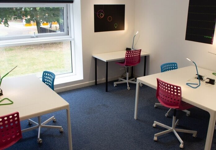 Shared deskspace at Holman Road, Business Launchpad in Battersea