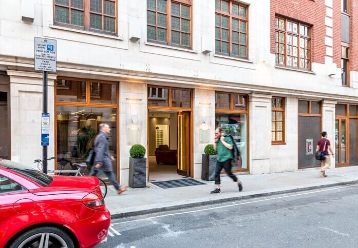 The building at Warwick Street, Regus in Soho