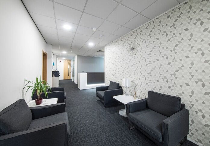 Reception at Penman Way, Regus in Leicester