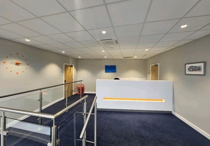 Reception in Castle Street, Regus, Fareham, PO14