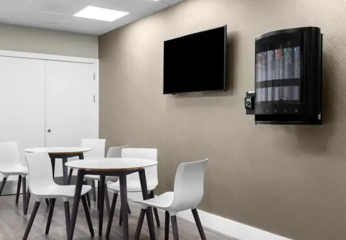 A breakout area at Hanover Square, Regus, Mayfair