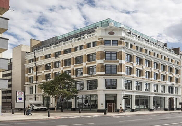 The building at Farringdon Road, Regus