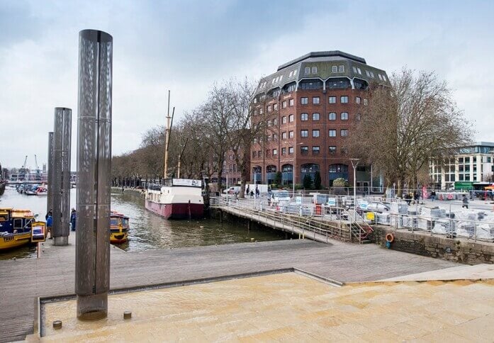 The building at Prince Street, Regus in Bristol