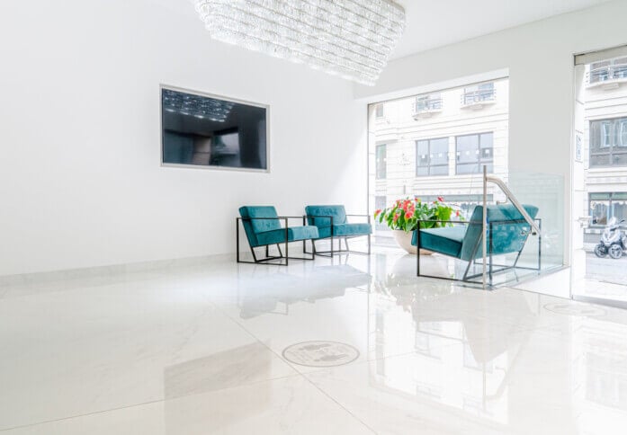 Foyer area at Curzon Street, Business Cube Management Solutions Ltd in Mayfair