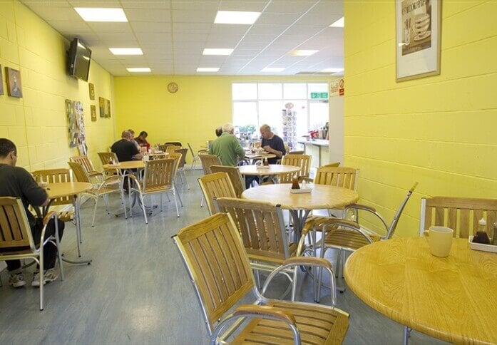 CafÃ© area at Waterbury Drive, Regus, Waterlooville