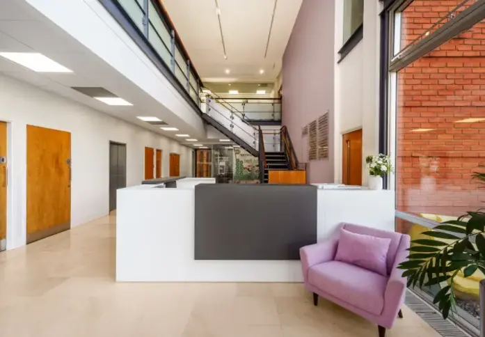 Reception area at Kings Hill Avenue, Regus in Maidstone