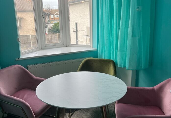 A breakout area in Cambridge Road, Barking Enterprise Centre CIC