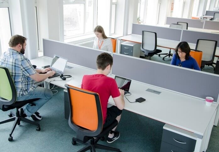 Shared deskspace offered at Hampshire Terrace, University of Portsmouth