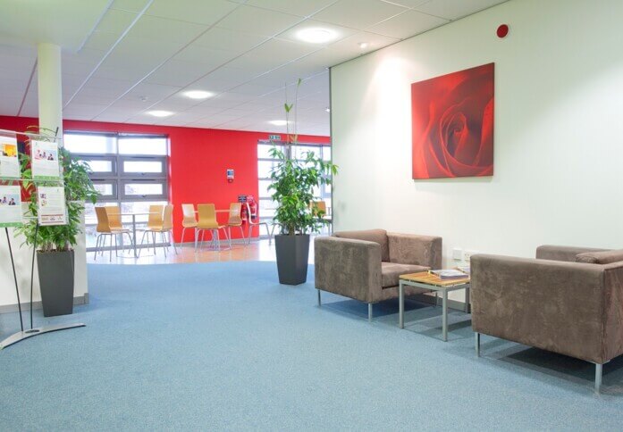 Breakout area at Rivermead Drive, Regus in Swindon