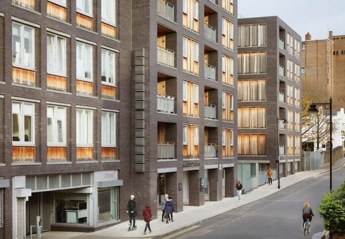 The building at Wharf Road, Workspace Group Plc, Islington