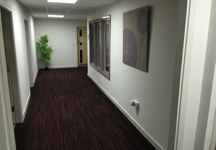 The hallway at West Dock Street in Hull, HU1