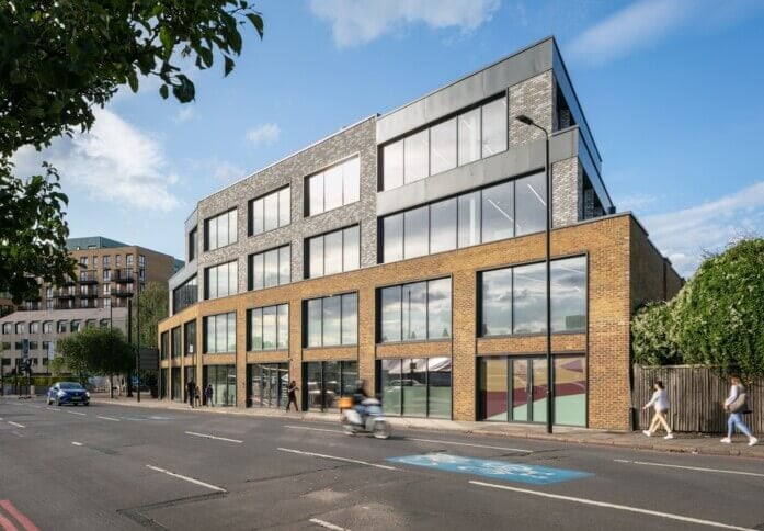 The building at Armoury Way, Space Made Group Limited, Wandsworth, SW8 - London