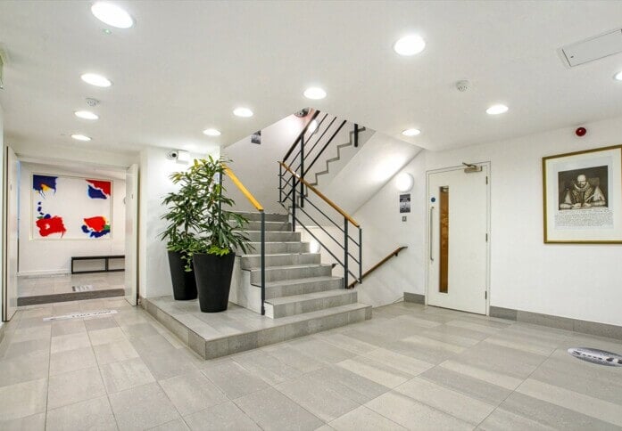 Foyer area in Bevis Marks, Clockhouse Property Consulting Limited, Aldgate