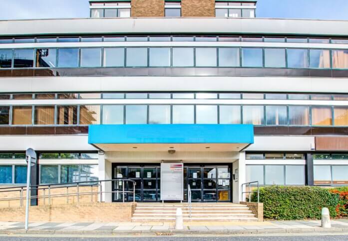 The building at Regent Centre, Omnia Offices in Newcastle