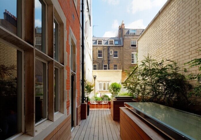 Outdoor space at Stratton Street, The Office Group Ltd. (FORA) in Mayfair