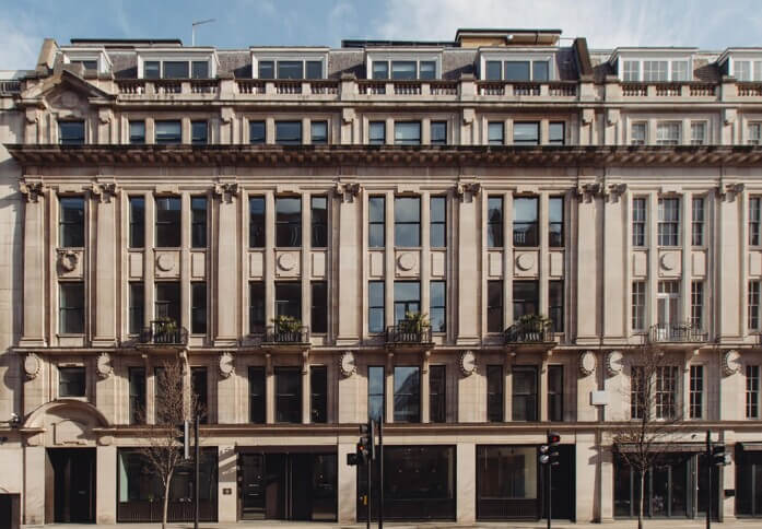 Building external for Great Portland Street, The Office Group Ltd. (FORA) W1 - London